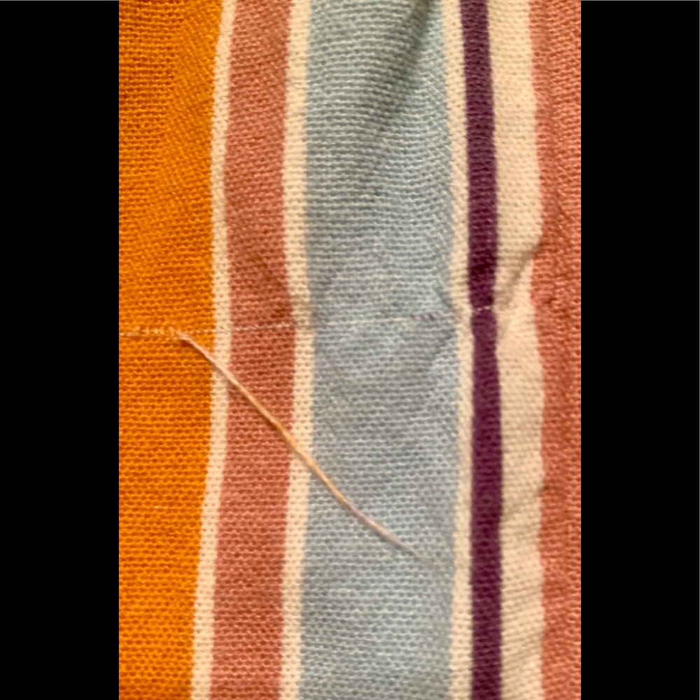 Striped Sleeveless Jumpsuit/Romper *Large (6/8?) - Picture 9 of 12